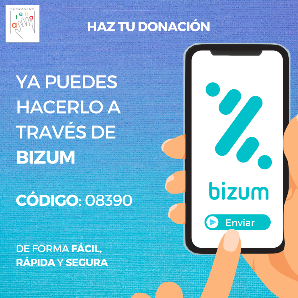 Ahora puedes donar a través de Bizum Fundación Atena